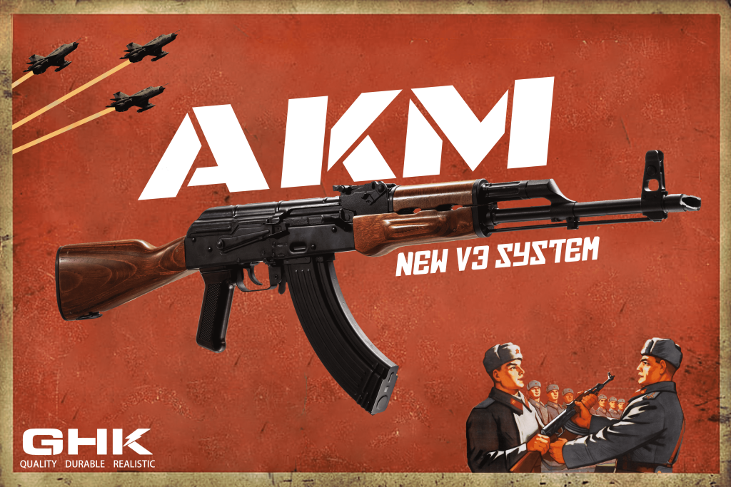 GHK AKM V3 GBB 全行程 瓦斯/CO2 雙系統 反吹後座力氣槍步槍 - | 塔蘭戰術生存遊戲官方網站 TW