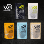 WB 精密研磨 0.20g-0.32g 白色 6mm BB彈 1kg/包
