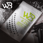 WB 精密研磨 0.20g-0.32g 白色 6mm BB彈 1kg/包：圖片 3