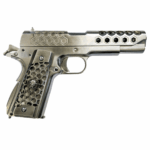 WE 1911 六角切割 蜂巢版 二代 反吹後座力瓦斯氣槍手槍（銀色）：圖片 2