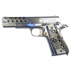 WE 1911 六角切割 蜂巢版 二代 反吹後座力瓦斯氣槍手槍（銀色）：圖片 8