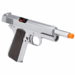 AW 柯特 授權 M1911A1 深刻版 瓦斯 後座力氣槍手槍（銀色）：圖片 5