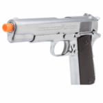 AW 柯特 授權 M1911A1 深刻版 瓦斯 後座力氣槍手槍（銀色）：圖片 2