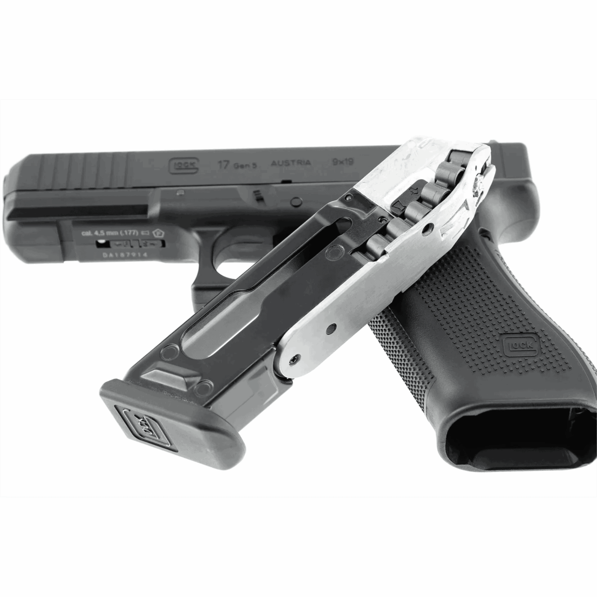 Umarex Glock G17 Gen5 CO2 4.5mm (.177) 全尺寸 克拉克 反吹後座力氣槍（附膛線）：圖片 4