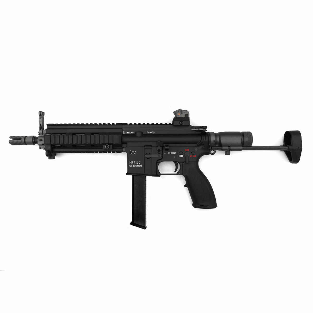 WE HK416C 888C PCC SMG GBB 全金屬 瓦斯步槍：圖片 1