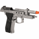 WE 六邊形蜂巢版 M92A1 全金屬 後座力氣槍手槍（銀色）：圖片 2