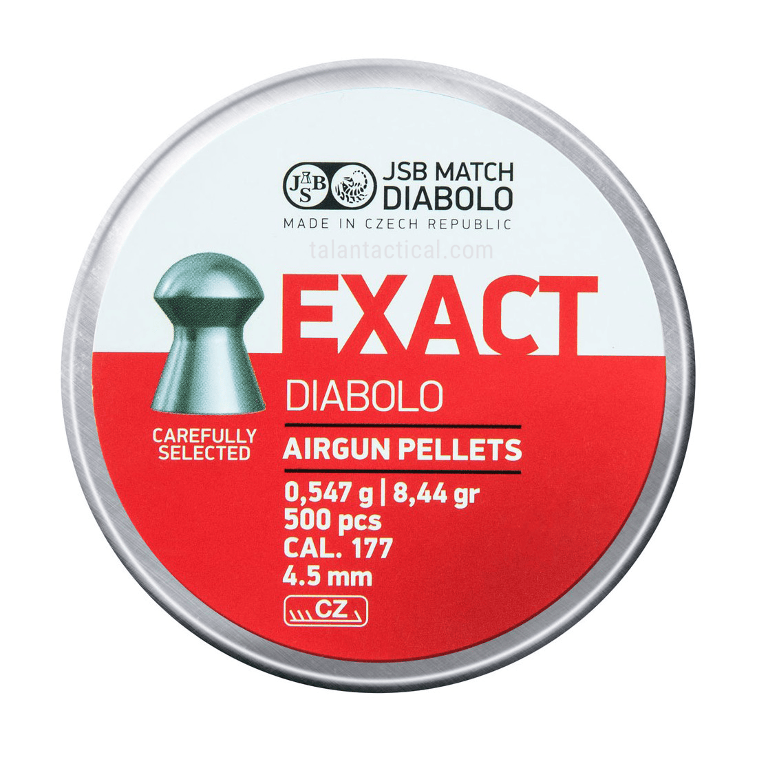 jsb-diabolo-exact JSB Diabolo Exact .177 / 4.5mm 精準彈:圖片 1