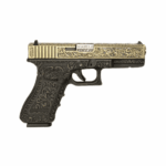 WE Glock G17 Gen3 蝕刻雕花金屬版 克拉克 古銅色 後座力氣槍手槍：圖片 2