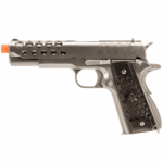 WE 1911 六角切割 蜂巢版 二代 反吹後座力瓦斯氣槍手槍（銀色）